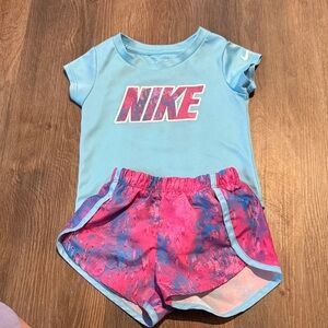 Nike Kids Blue and Pink Set